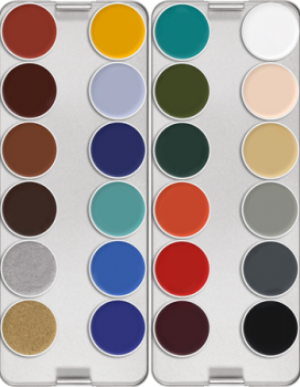 Supracolor Palette 24 Farben - 80 ml - K