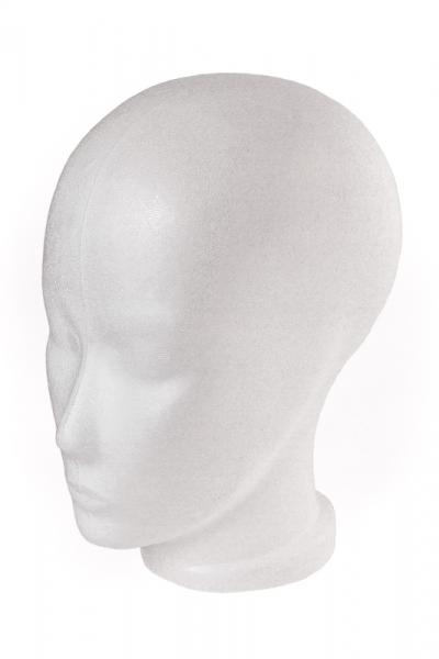 Styrofoam head female with face