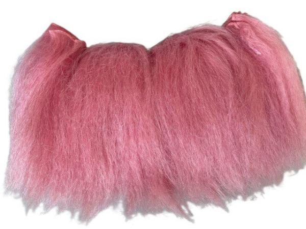 Yak Hair Wefts, 25 cm - Straight - pink